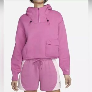 NWT Nike Sportswear Therma-Fit ADV Tech Pack Hoodie  Pink Oversize